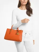 Charlotte Medium 2-in-1 Saffiano Leather and Logo Tote Bag