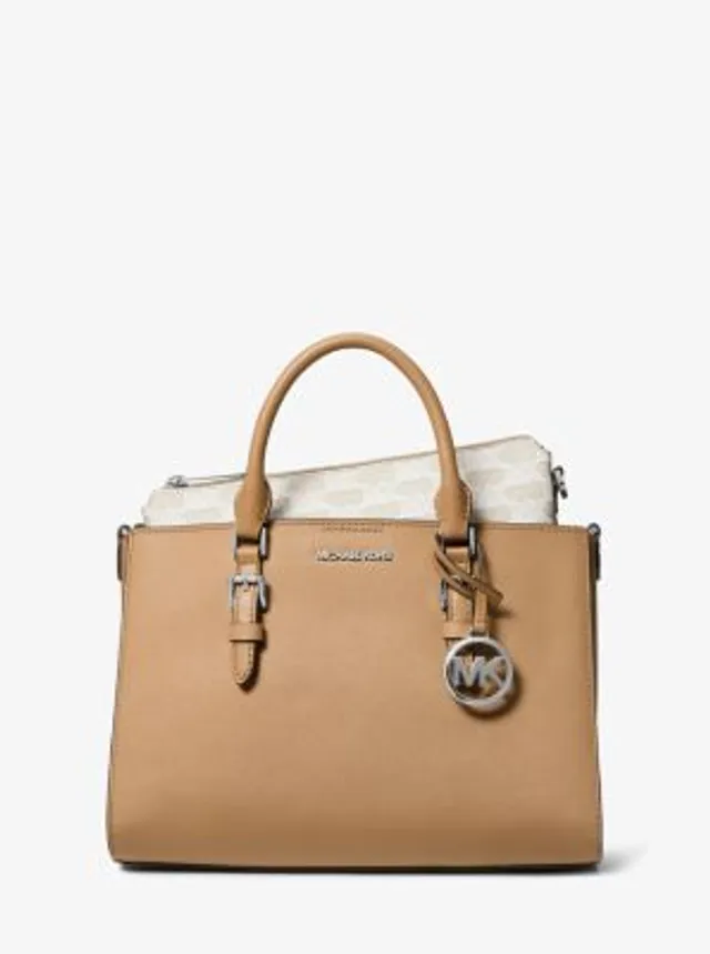 Edith Large Saffiano Leather Tote Bag