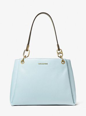 Michael Kors Brooklyn Large Pebbled Leather Shoulder Bag | Metropolis at  Metrotown