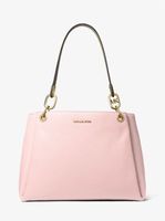 Trisha Large Pebbled Leather Shoulder Bag