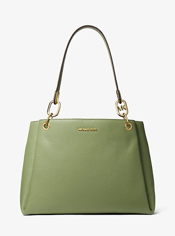 Michael Kors + Brooklyn Large Pebbled Leather Shoulder Bag | Upper Canada  Mall