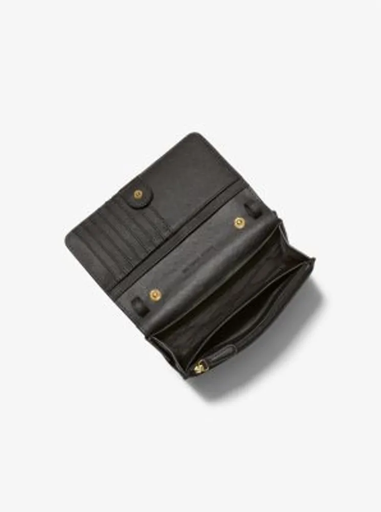 Michael Kors Jet Set Travel Medium Saffiano Leather Smartphone Crossbody Bag