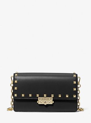 Cece Medium Studded Faux Leather Clutch