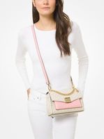 Lita Medium Two-Tone Logo Crossbody Bag