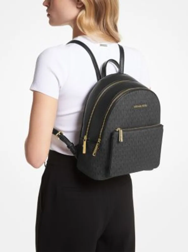 michael kors adina backpack black