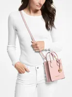 Très petit sac à bandoulière Mercer en toile à logo et en cuir