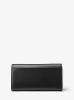 Mimi Large Saffiano Leather Bi-Fold Wallet