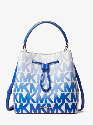 Michael Kors Suri Medium Graphic Logo Print Faux Leather Crossbody Bag |  Square One