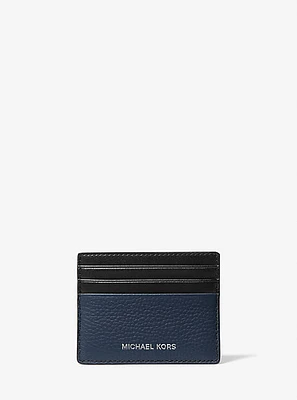 Grand porte-cartes Cooper en cuir grainé