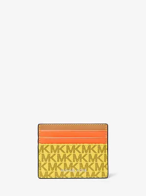 Michael Kors Cooper Tall Card Case Wallet (Black)