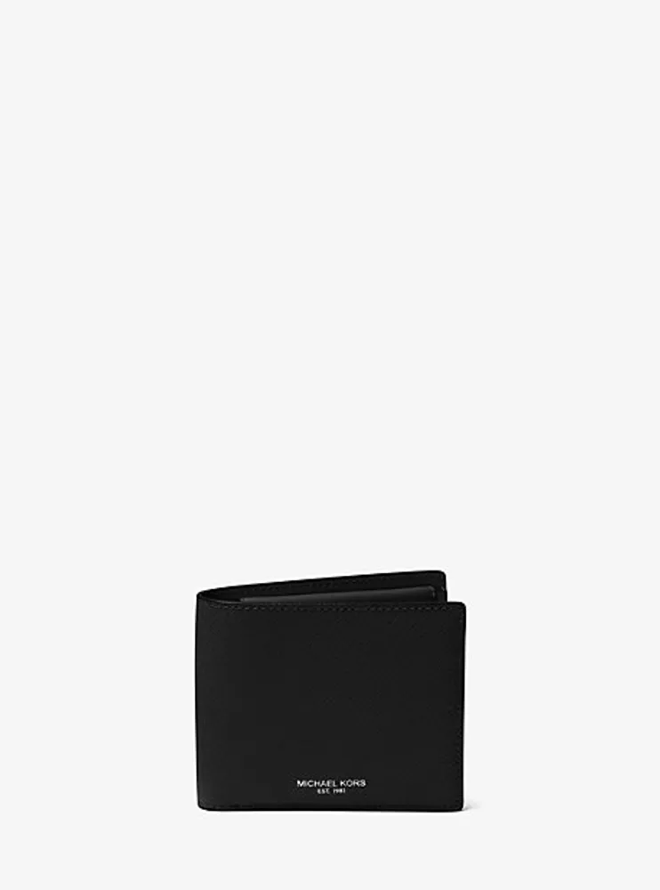 Wallets & purses Michael Kors - Harrison black saffiano bi-fold