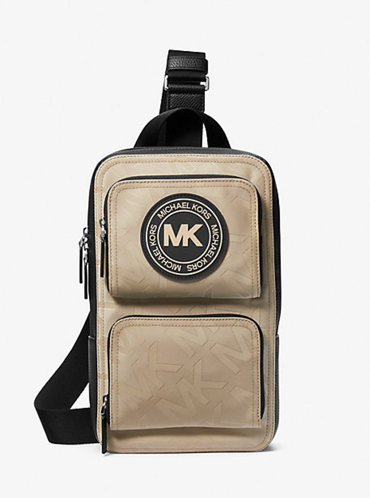 Kent Logo Jacquard Nylon Sling Pack