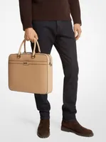 Cooper Textured Faux Leather Briefcase