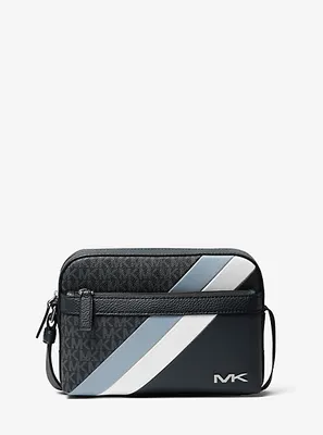 M MK Cooper Backpack - Varsity Stripe/Black Monogram
