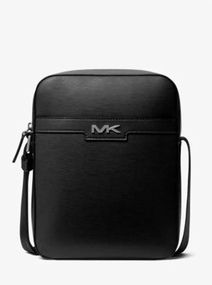 Cooper Textured Faux Leather Flight Bag