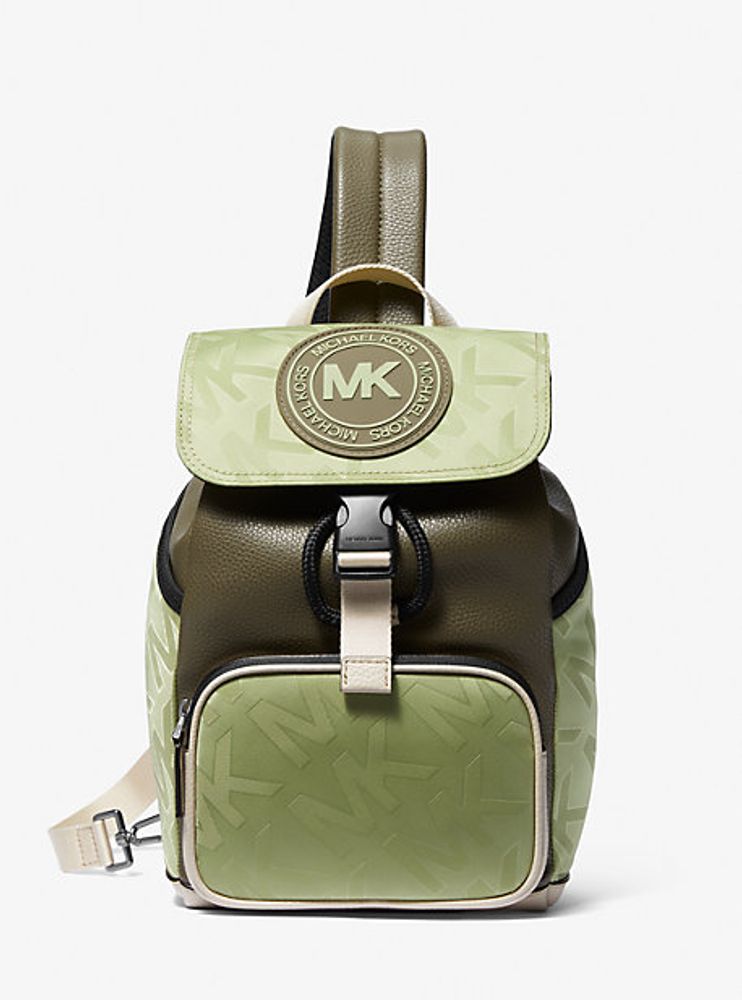 Kent Logo Jacquard Nylon Sling Pack