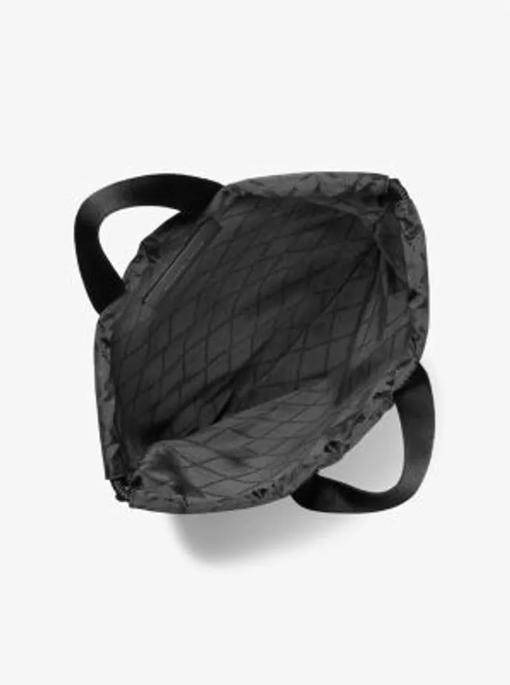 Logo Print Drawstring Backpack