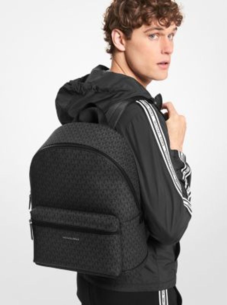 michael kors mens cooper logo backpack