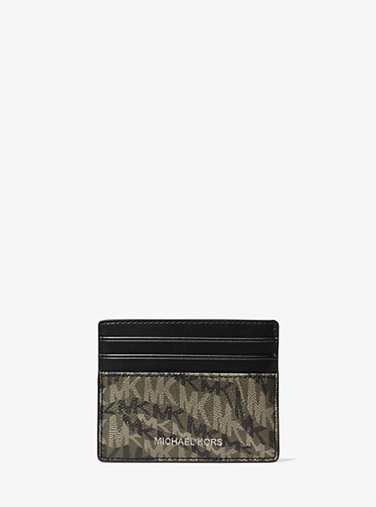 Hudson Animal Print Logo Card Case