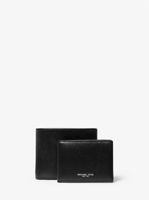 Harrison Crossgrain Leather Billfold Wallet With Passcase