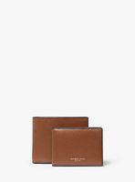 Harrison Crossgrain Leather Billfold Wallet With Passcase