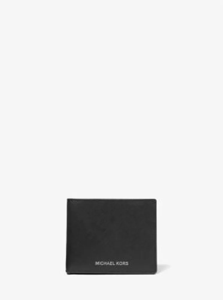Michael Kors - Harrison Wallet - Men - Leather/Leather - One Size - Blue