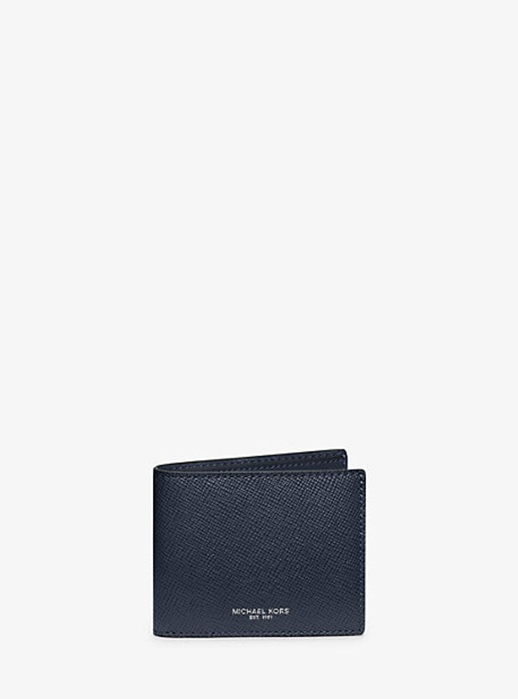 Harrison Crossgrain Leather Slim Billfold Wallet