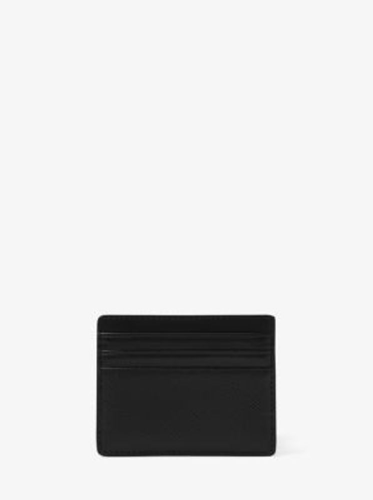 Harrison Crossgrain Leather Tall Card Case