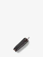 Hudson Two-Tone Leather Zip-Around Card Case