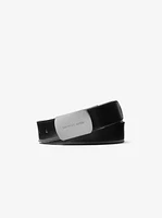 Reversible Logo and Leather Belt