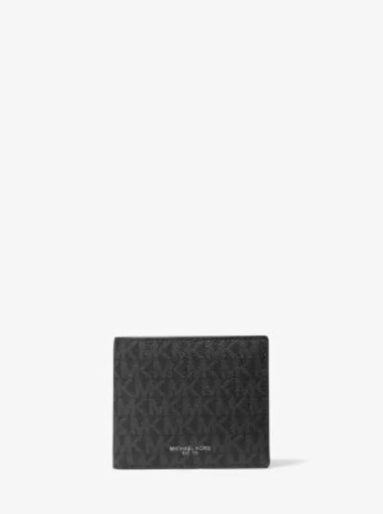 Logo Belt and Billfold Wallet Set