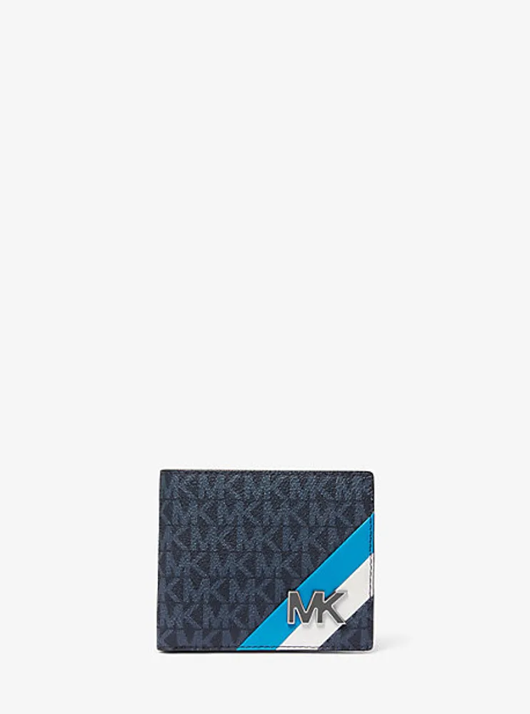 Hudson Logo Stripe Billfold Wallet