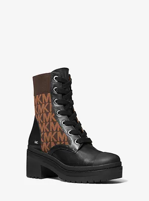combat Brea jacquard logo