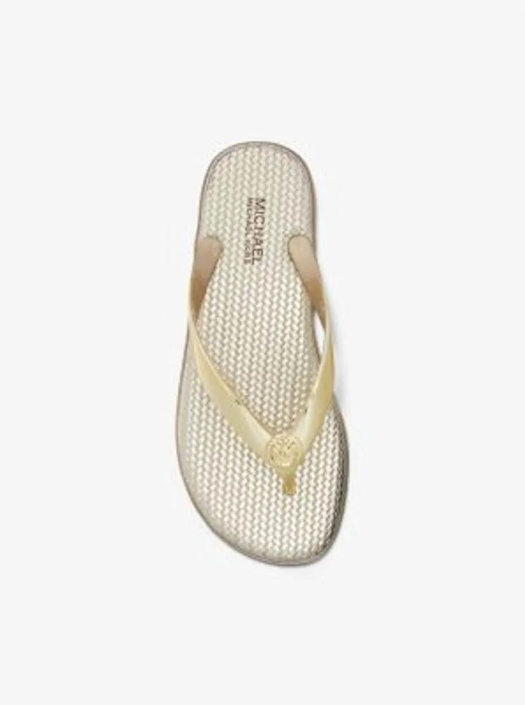 Jet Set Metallic PVC Flip-Flop