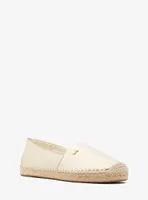 Kendrick Metallic Faux Pebbled Leather Espadrille