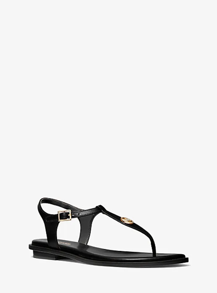 Mallory Leather T-Strap Sandal