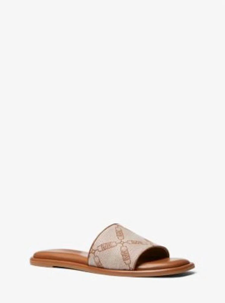 Hayworth Empire Logo Jacquard Slide Sandal