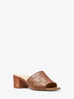 Ingrid Woven Leather Mule