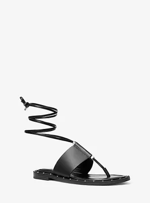 Jagger Leather Lace-Up Sandal
