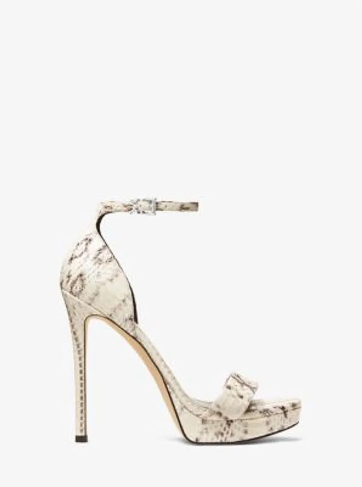 Jordyn Snakeskin Platform Sandal