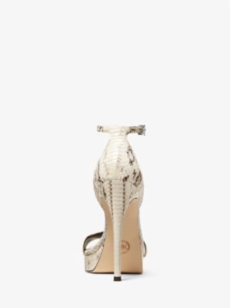 Jordyn Snakeskin Platform Sandal