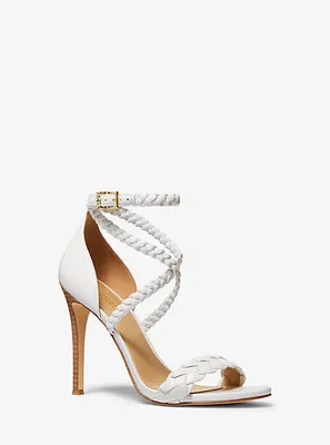 Astrid Braided Faux Leather Sandal