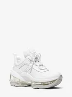 Olympia Extreme Logo Jacquard and Leather Trainer
