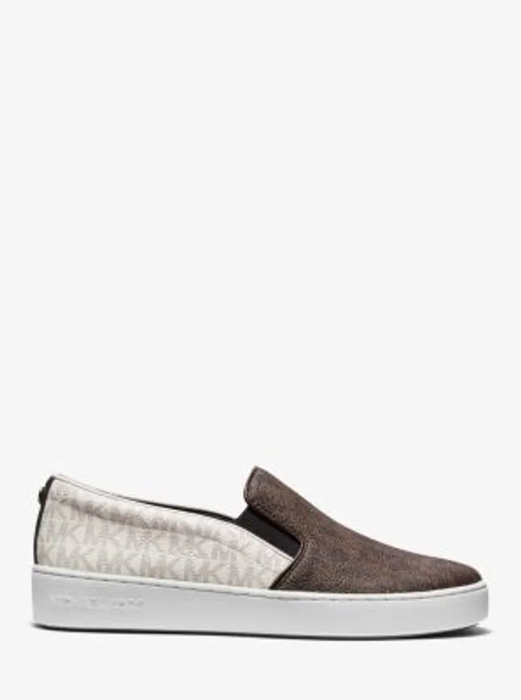 Keaton Two-Tone Logo Slip-On Sneaker