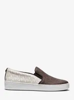 Keaton Two-Tone Logo Slip-On Sneaker