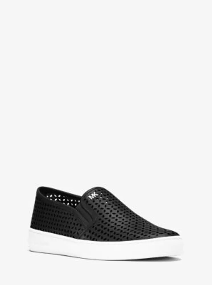 Olivia Perforated Leather Slip-On Sneaker