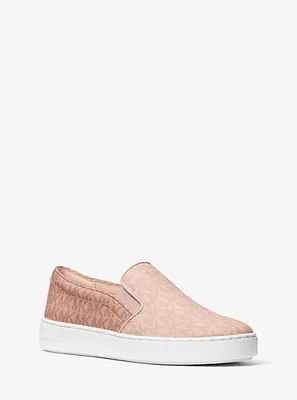 Keaton Two-Tone Logo Slip-On Sneaker