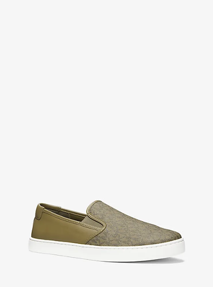 Espadrille à enfiler Cal en toile à logo et en cuir