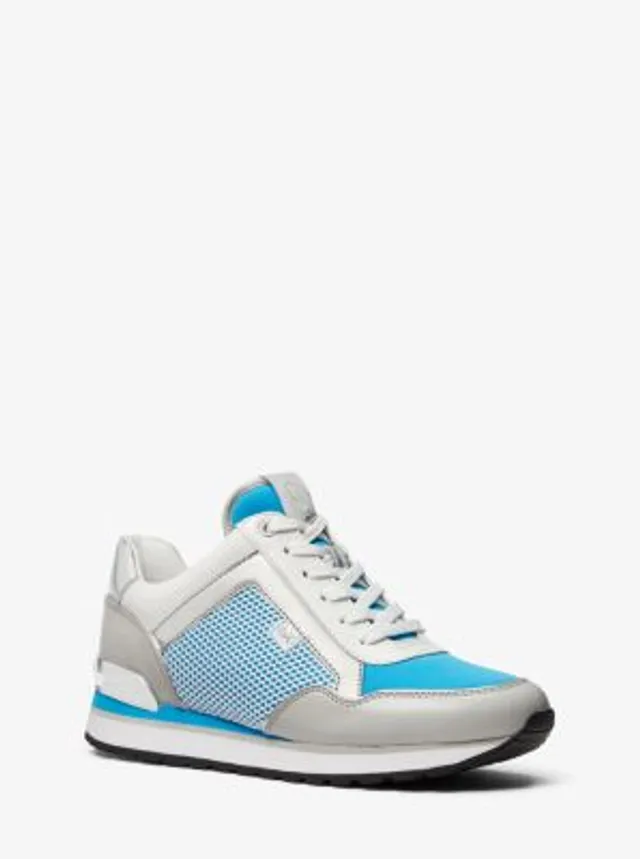 Maddy Two-Tone Logo and Mesh Trainer