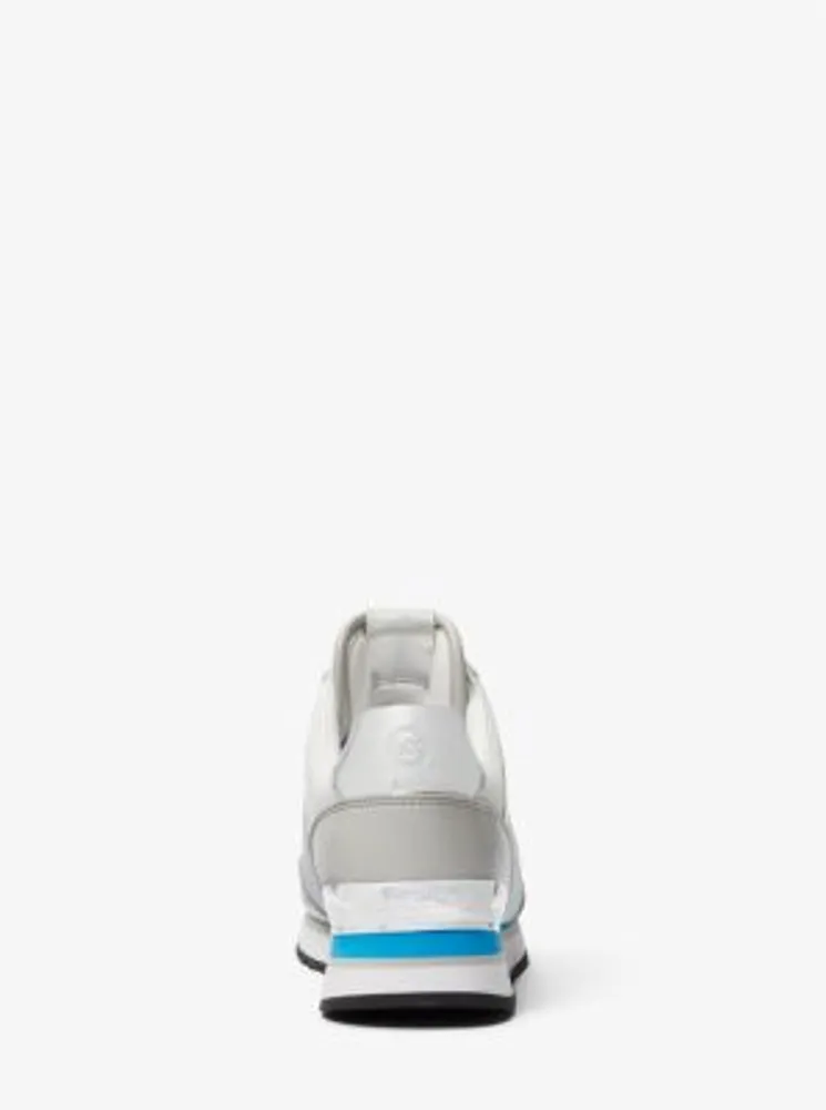 Maddy Two-Tone Logo and Mesh Trainer